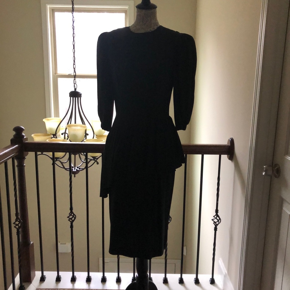 J Ashley Vintage Peplum Dress👗